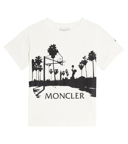 Moncler Enfant: Хлопковая футболка 