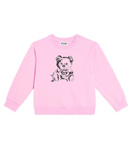 Moschino: Розовая толстовка  Teddy Bear