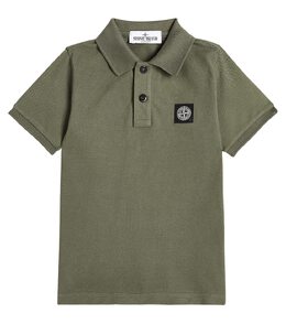 Stone Island Junior: Зелёная рубашка Compass