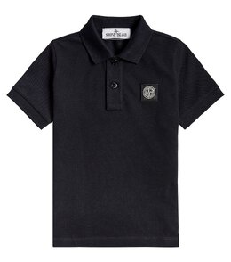 Stone Island Junior: Синяя рубашка Compass