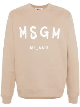 MSGM: Свитшот с принтом 