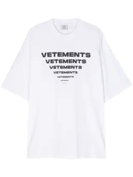 VETEMENTS: Футболка с принтом 