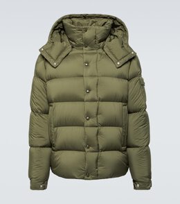 Moncler: Синий пуховик