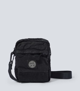 Stone Island: Чёрная сумка Compass