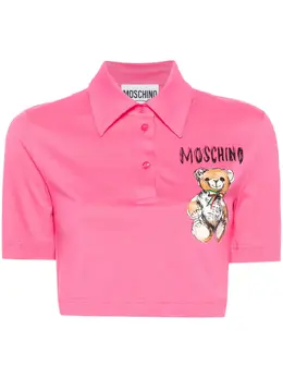 Moschino: Поло  Teddy Bear с принтом