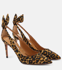 Aquazzura: Многоцветные туфли  Bow Tie 85