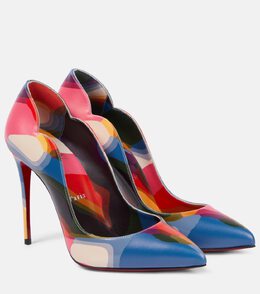 Christian Louboutin: Многоцветные туфли  Hot Chick 100