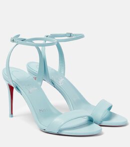 Christian Louboutin: Синие сандалии 