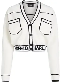 Karl Lagerfeld: Белый кардиган 