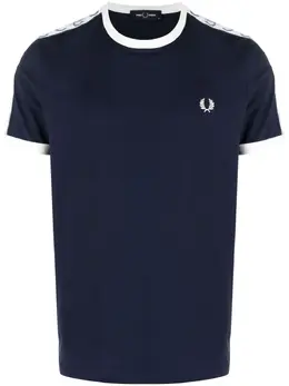 Fred Perry: Голубая футболка  Ringer