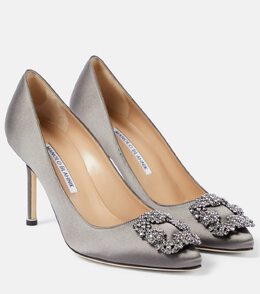 Manolo Blahnik: Серые туфли  Hangisi 90