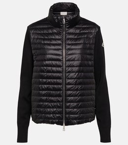 Moncler: Чёрный кардиган 