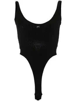 Mugler: Чёрный боди 