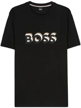 BOSS: Хлопковая футболка 