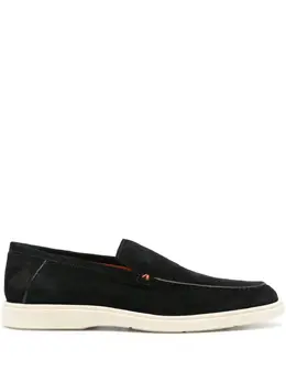 Santoni: Чёрные туфли 