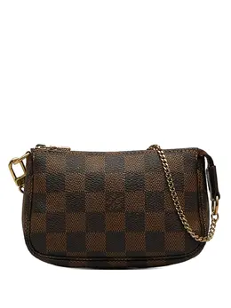 Louis Vuitton Pre-Owned: Коричневый клатч