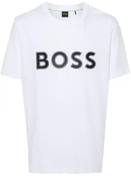 BOSS: Белая футболка 