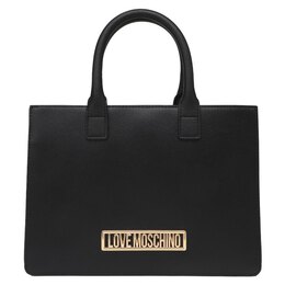 Love Moschino: Чёрная спортивная сумка 