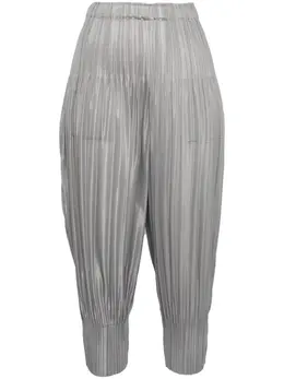 Pleats Please Issey Miyake: Брюки с разрезом 