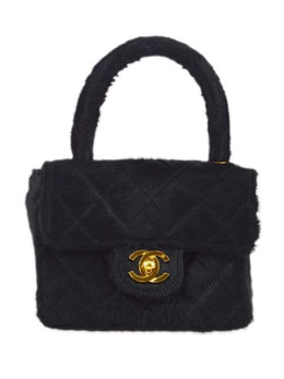 CHANEL Pre-Owned: Чёрная сумка 