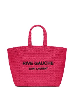 Saint Laurent: Розовая сумка-шоппер Rive Gauche