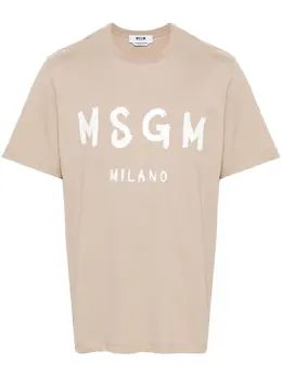 MSGM: Футболка с принтом 