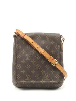 Louis Vuitton Pre-Owned: Коричневая сумка через плечо