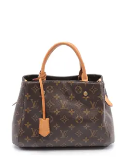 Louis Vuitton Pre-Owned: Коричневая сумка-шоппер