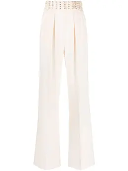 Elisabetta Franchi: Белые брюки 