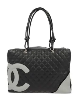CHANEL Pre-Owned: Чёрная сумка 