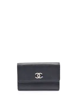 CHANEL Pre-Owned: Чёрный картхолдер