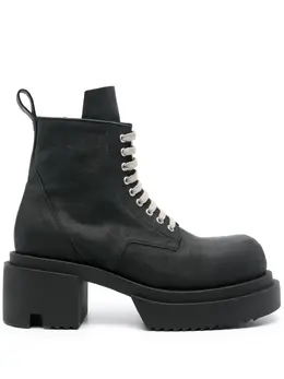 Rick Owens: Чёрные ботинки 