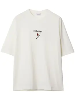 Burberry: Хлопковая футболка 