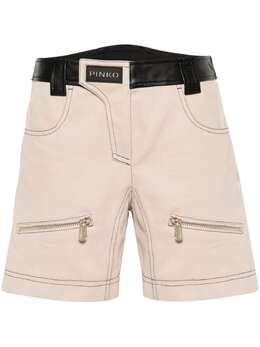 PINKO: Кожаные шорты 