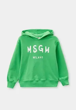 MSGM Kids: Зелёная толстовка 