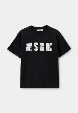 MSGM Kids: Чёрная футболка