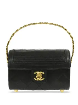 CHANEL Pre-Owned: Чёрная сумка 