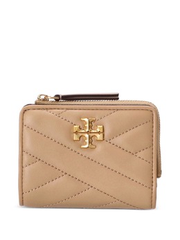 Tory Burch: Бежевый кошелёк  Kira Chevron