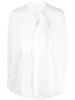 sacai: Прозрачная рубашка 