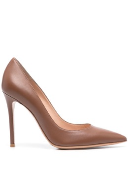 Gianvito Rossi: Коричневые туфли 