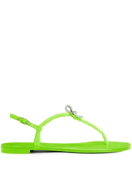 Giuseppe Zanotti: Зелёные шлёпанцы 