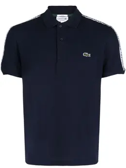 Lacoste: Синее поло 