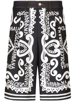 Dolce & Gabbana: Шорты с принтом 