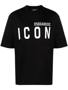 Dsquared2: Хлопковая футболка  Icon