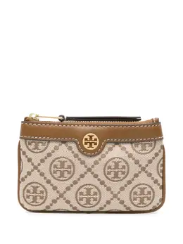 Tory Burch: Коричневый кошелёк 