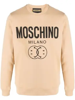 Moschino: Свитшот с принтом 