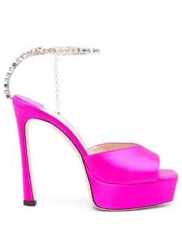 Jimmy Choo: Розовые сандалии  Saeda