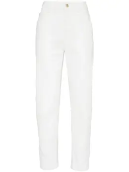 Brunello Cucinelli: Белые джинсы  Monili