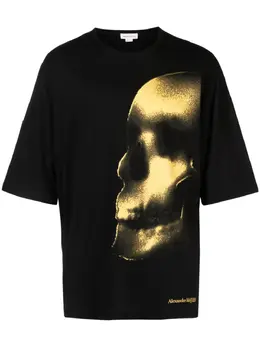 Alexander McQueen: Футболка  Skull с принтом