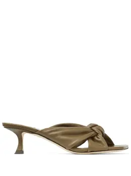 Jimmy Choo: Зелёные сандалии 
